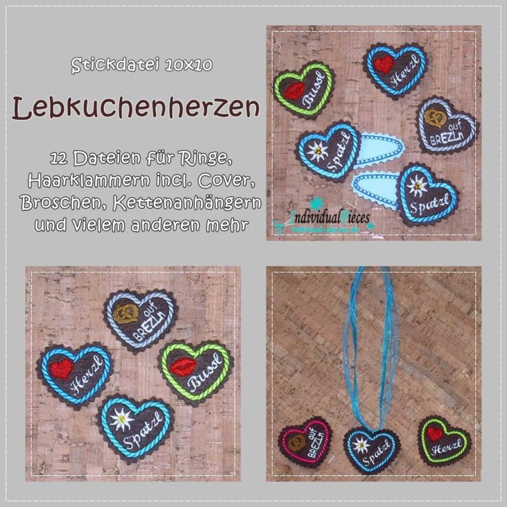 Set LEBKUCHENHERZ 10x10 Bild 1