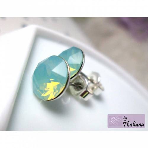 Ohrstecker DUNKELMINZ Funkeln türkise Ohrstecker