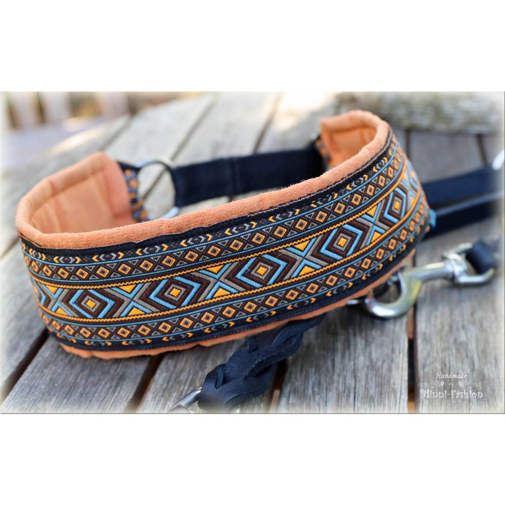 Halsband 45 oder 55mm breit mit Zugstopp fr Hunde, Hundehalsband fr den  groen Hund wie Ridgeback, Dogge, Weimaraner
