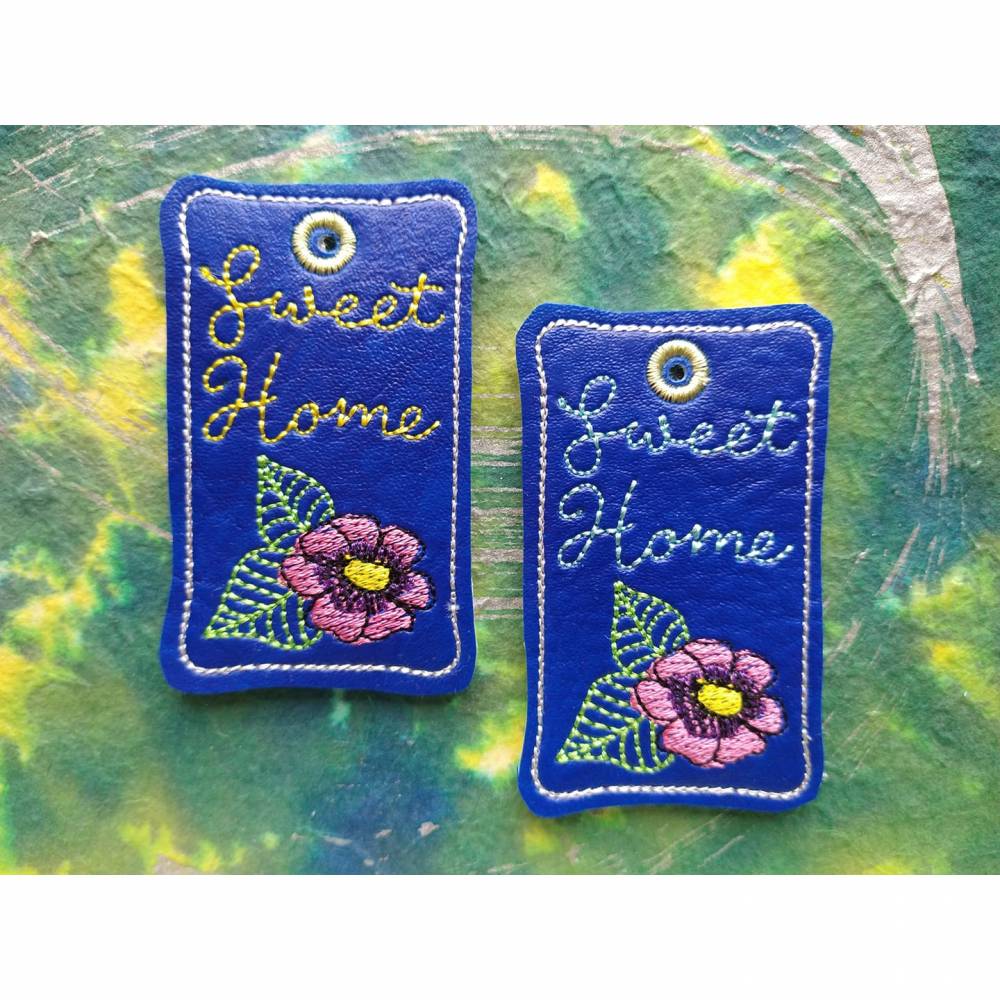 FREEBIE Digitale Stickserie "Key Fob Flower Home ITH" für den 10x10-13x18cm (4x4-5x7") Stickrahmen Bild 5