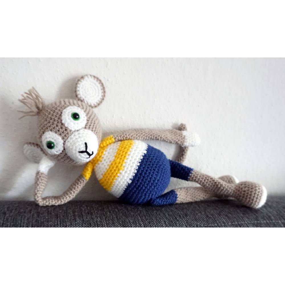 Affe Ape an der Lampe – Eine Häkel und Bauanleitung in einem! Bild 3