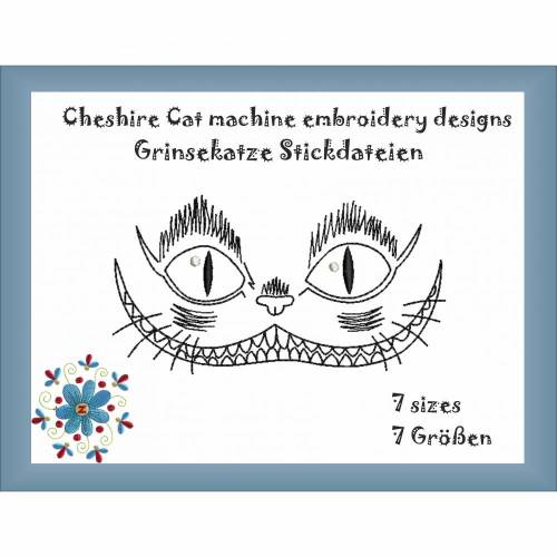 Grinsekatze Stickdateien Set 10×10 – 13×18