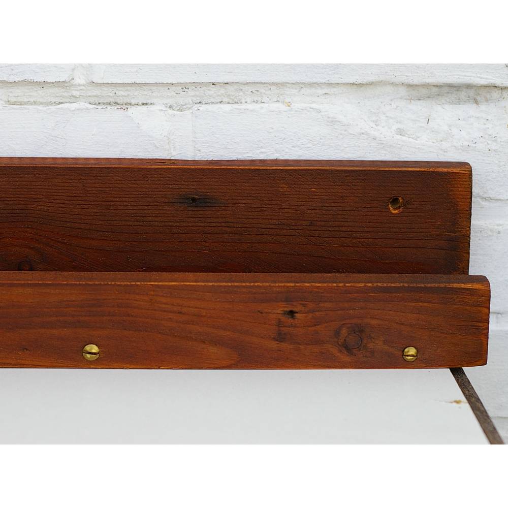 Regal, Wohndeko, Bilderhalter, Bilderleiste aus Holz, Altholz, Regal aus Holz, Wanddeko,Upcycling Bild 5