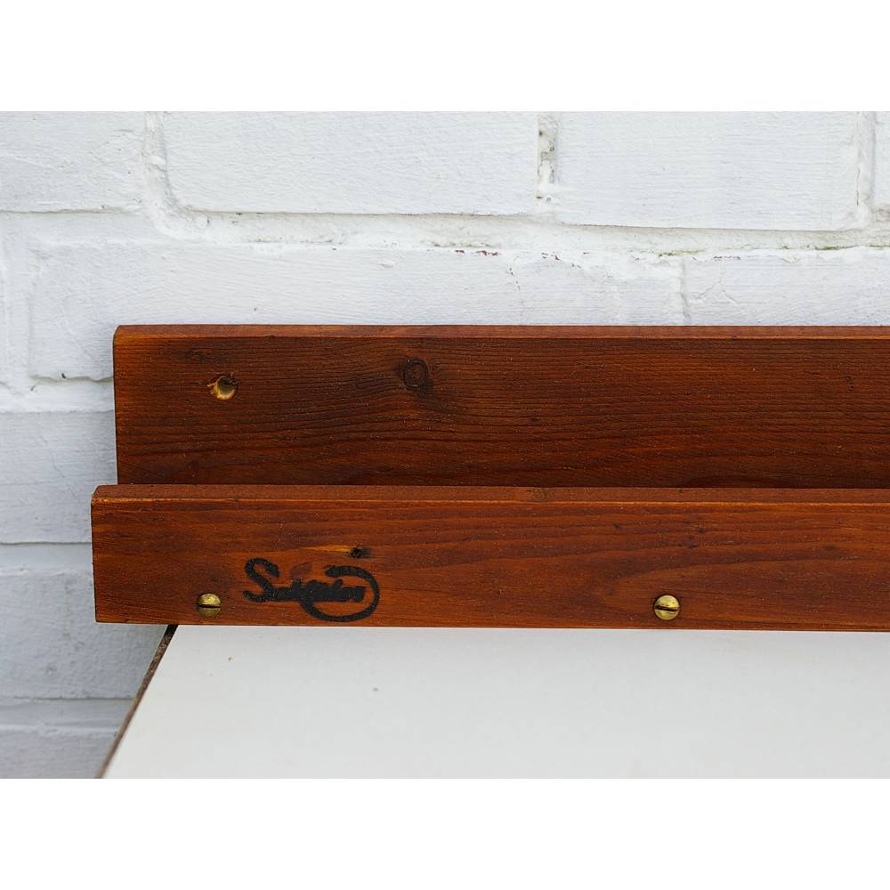 Regal, Wohndeko, Bilderhalter, Bilderleiste aus Holz, Altholz, Regal aus Holz, Wanddeko,Upcycling Bild 7