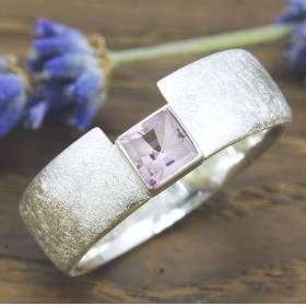Ring Silber 925/- mit rosa Turmalin