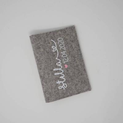 U-Hefthülle Mädchen mit Name und Geburtsdatum
