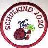 Einführungspreis Stickdatei Schulkind 2020 Marienkäfer