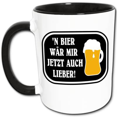 Bier Spruch Tasse, Lustige Geschenke für Männer, Geschenkidee Biertrinker, Vatertag Geschenke