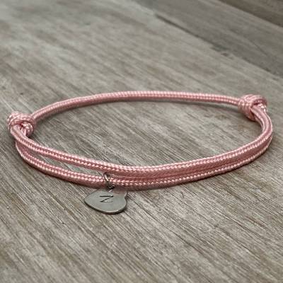 Herz-Mädchenarmband rosa - Nikolausgeschenk