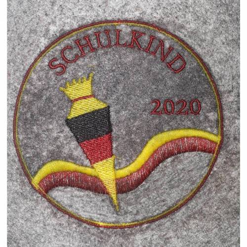 Einführungspreis Stickdatei Schulkind 2020 Schultüte