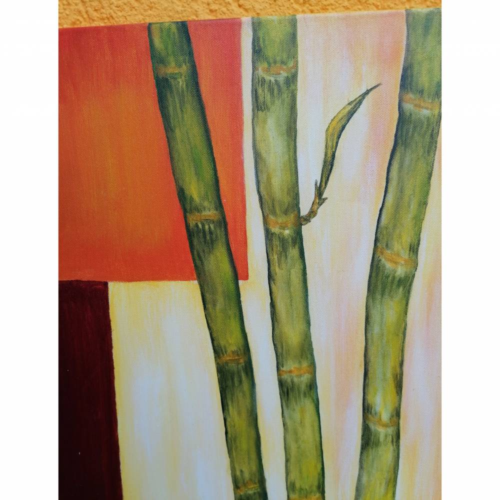 Acrylgemlde "Bambus" 50x70cm