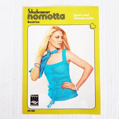 Häkelanleitungen gehäkelter Damenpulli ohne Ärmel, Top, 34-40