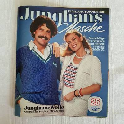 Vintage Junghans Frühling/Sommer 1980 Vorschläge zum Stricken und Häkeln auch bis Größe 52