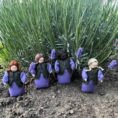 Lavendel -  Blumenkind - Jahreszeitentisch -  Sommer