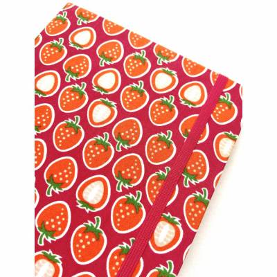 Notizbuch Rezeptbuch "Strawberries" Rezepte Backen Einkochen Hobbybäcker