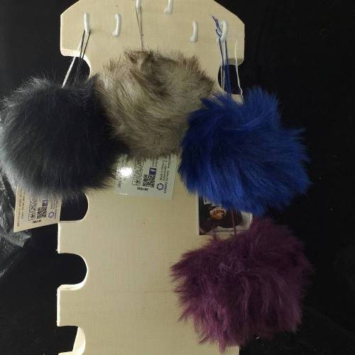 Kunstfellpompon    Pompon   Bommel