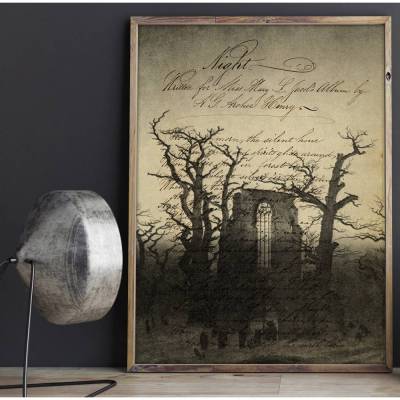 Abtei im Eichwald - FineArtPrint I Kunstdruck Poesie Gedicht