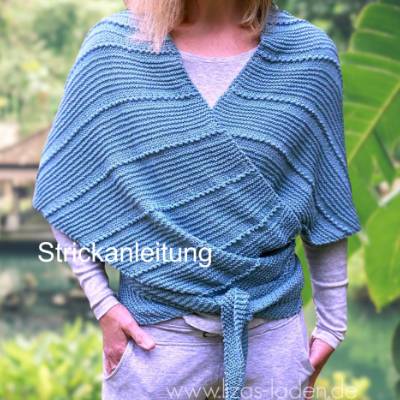 Strickanleitung Lizas Tuch Yoga Wrap