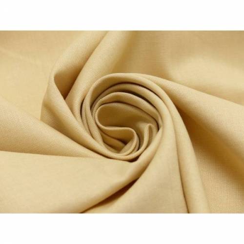 Baumwolle Baumwollstoff Webware uni einfarbig beige   Öko-Tex-Standard 100 (1m/7,-€)