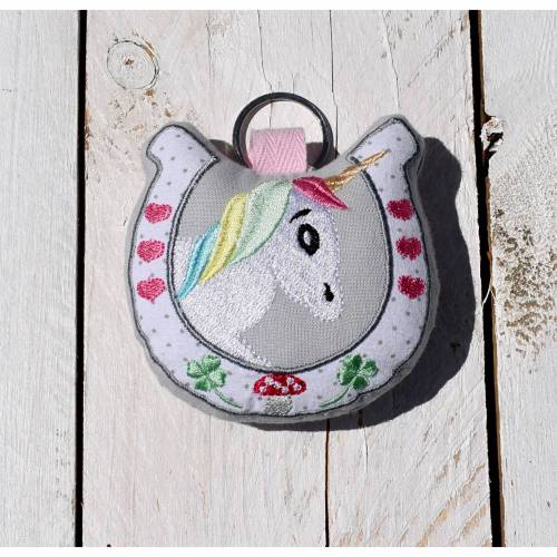 Taschenbaumler Schlüsselanhänger Einschulung Geschenk Mädchen Einhorn