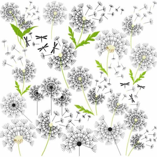 60 Stickdateien Pusteblumen, Stickdatei Pusteblumen