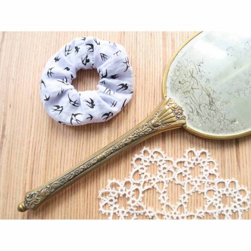 Scrunchie aus Baumwolle • Haargummi • Zopfgummi