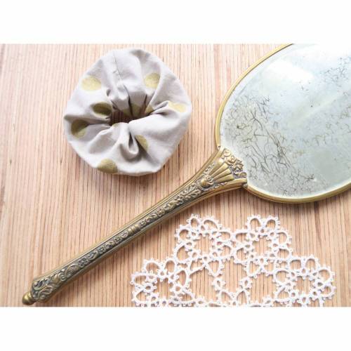 Scrunchie aus Baumwolle • Haargummi • Zopfgummi