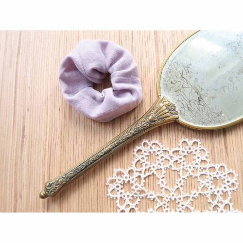 Scrunchie aus Musselin • Haargummi • Zopfgummi