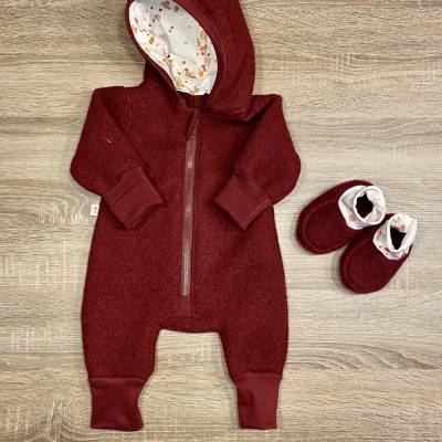 Wollwalk Anzug/Overall Größe 56/62