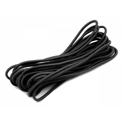 Gummikordel schwarz 2 mm 3 m