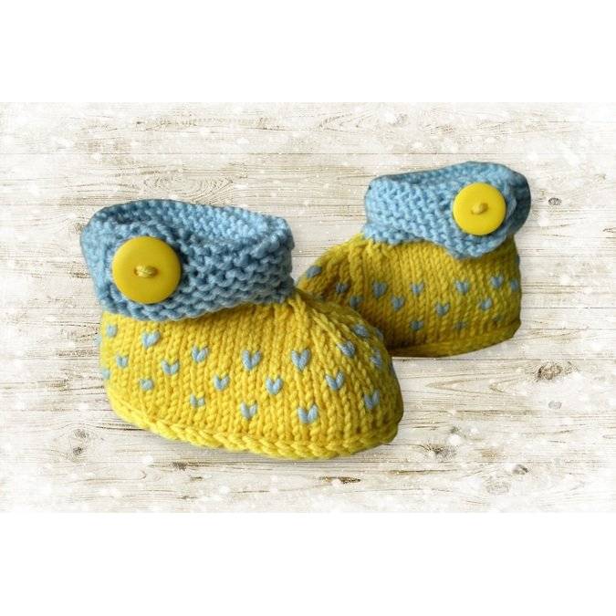 Strickanleitung Babyschuhe Bild 2