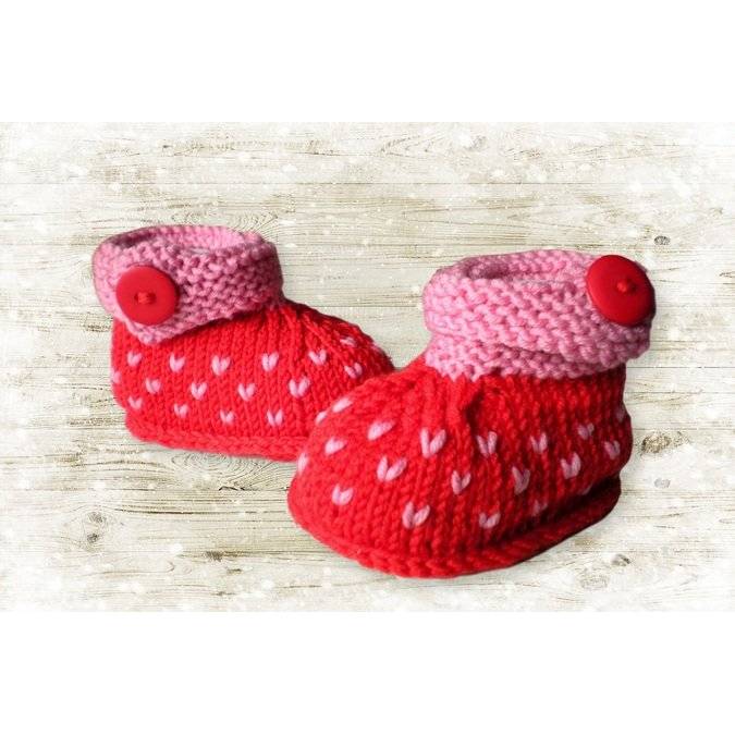 Strickanleitung Babyschuhe Bild 3
