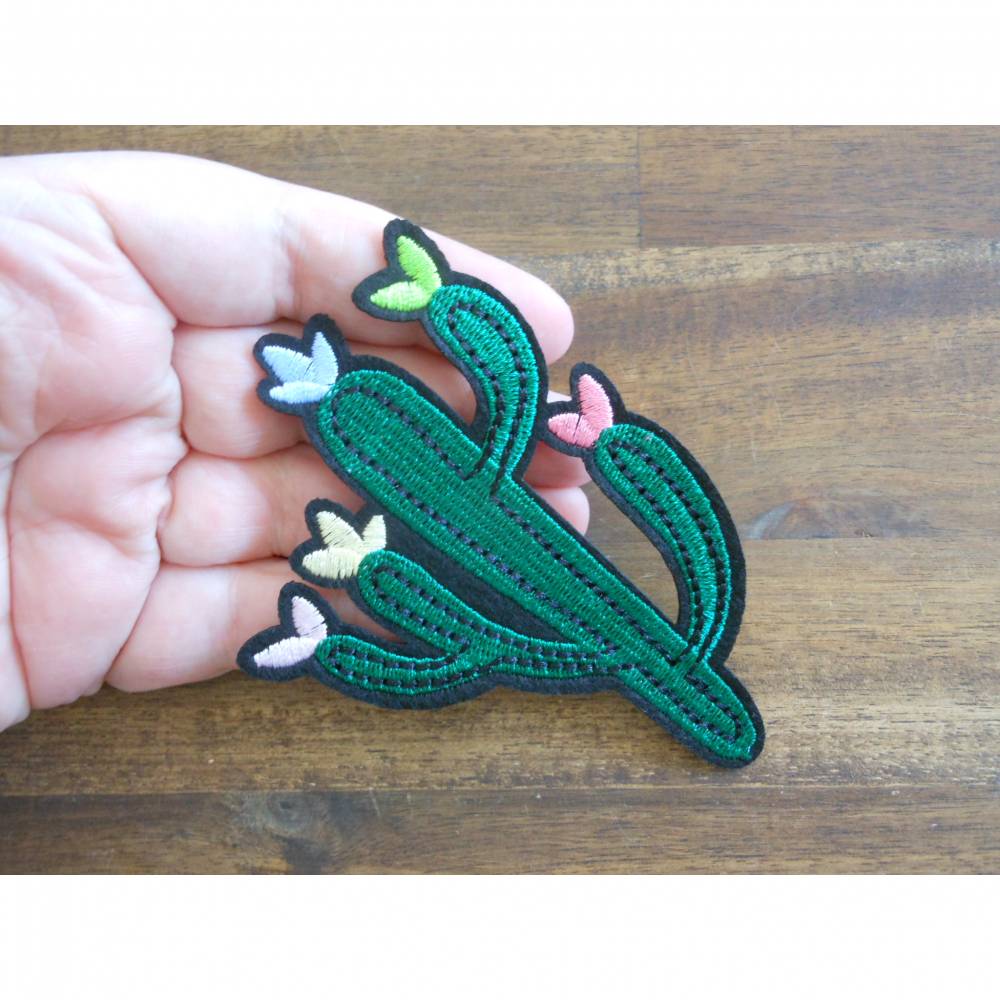 Set 2 Kakteen Kaktus Patch zum Aufbgeln