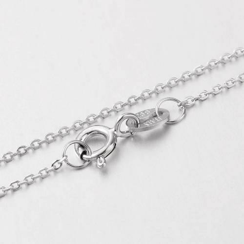 feine Kette, Gliederkette, 925 Silber, Sterlingsilber, 45cm