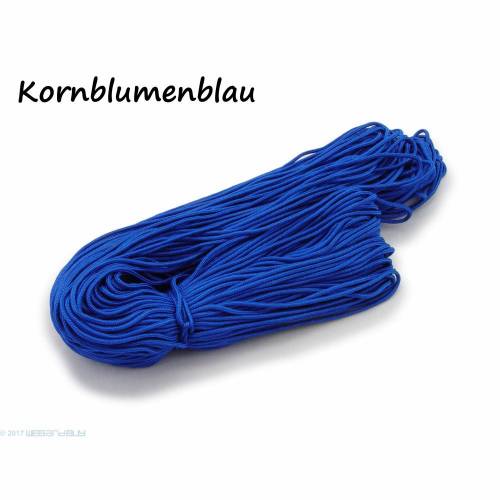 Fallschirmschnur Fallschirmleine Parachute cord 2mm dick 4 Meter lang Farbe Kornblumenblau