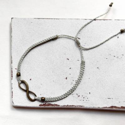 Infinity • Armband Makramee | Farbwahl | Armschmuck | Geschenk Frau | Freundin | Schwester | Mama