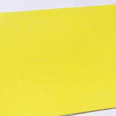 Moosgummi Platte gelb Glitter ca. 200 x 300 x 2 mm
