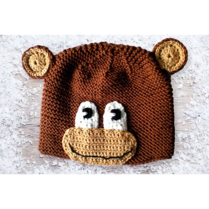 Strickanleitung Tiermützen 4 Größen - 4 Motive Bild 3