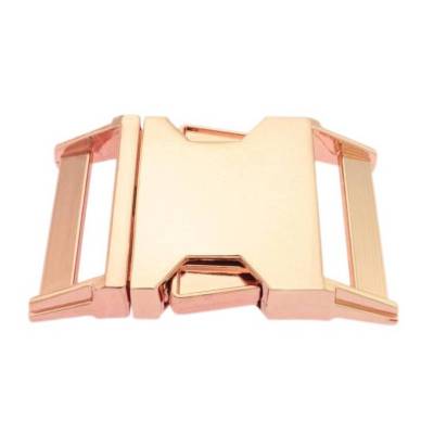 Steckschnalle Klickverschluss Metall Rosé Gold