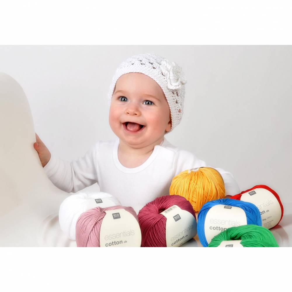 Häkelanleitung - Mädchenmütze mit Blume häkeln Bild 2