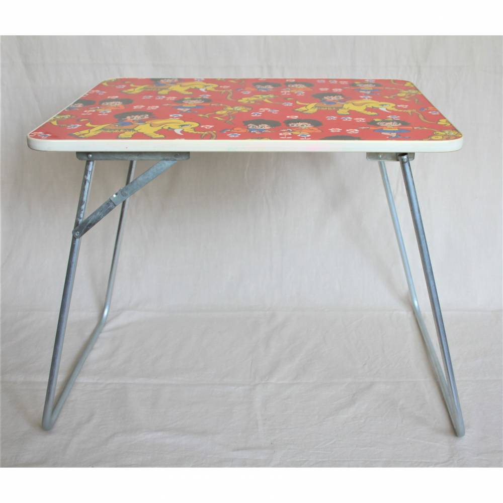 bunter Kinder Klapptisch Vintage Camping Spieltisch