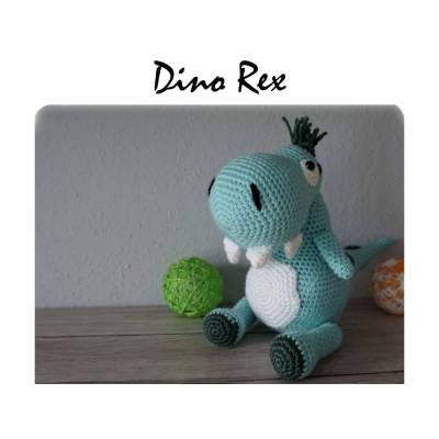 Amigurumi Häkelanleitung Dino Rex 
