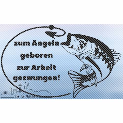 Folienplottdatei zum Angeln geboren