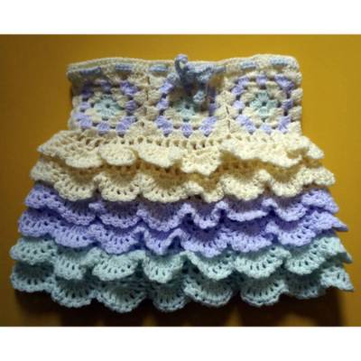  Kinderrock Pastel  amigoll9  Handarbeit 