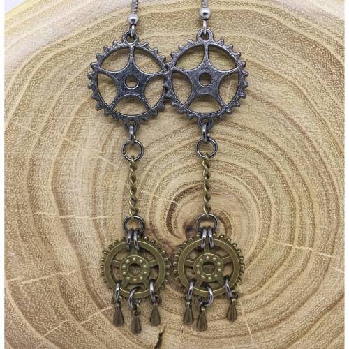 Steampunk Ohrringe 