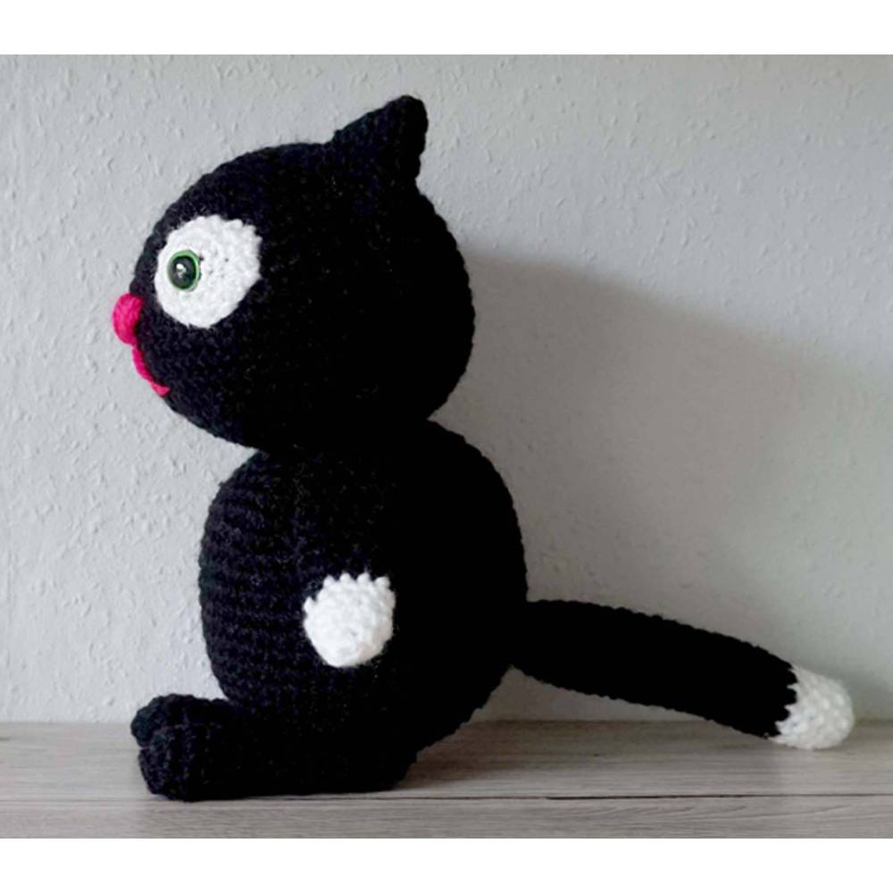 Amigurumi Häkelanleitung für die Katze Blacky Bild 3