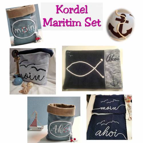 Kordel Stickdatei Maritim