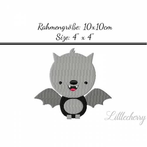 Stickdatei "Black Bat" 10x10
