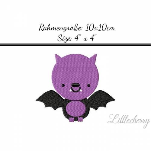 Stickdatei "Bat lilac" 10x10