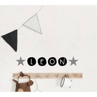 Wandtattoo, Sticker, Namensaufkleber, personalisiert, Kreise 5 cm Durchmesser. Dekoration Kinderzimmer